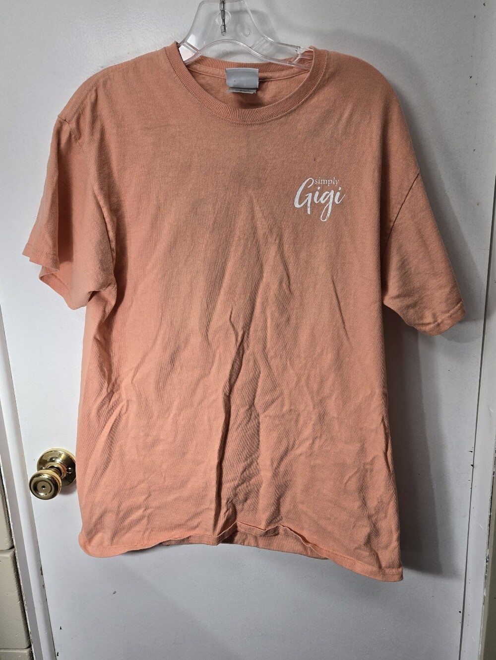 Simply Southern Coral Beachy Blessed To Be Called Gigi Casual Chic Size Large